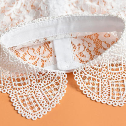 Women's Blouse with Lace Insert | Skanto
