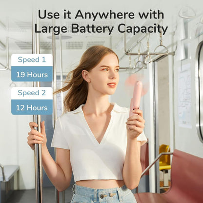 3 In 1 Handheld Mini Ventilator | USB Rechargeable, Foldable Design & Ideal for Travel, Camping and Outdoor Activities | Karnz