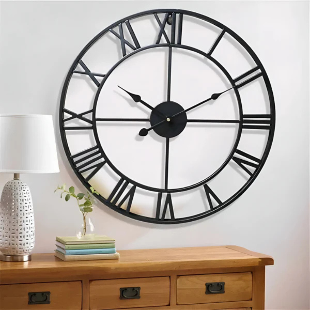Exclusive large wall clock in a modern look by Framer