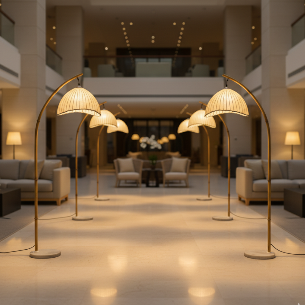 Takumi Natural Bamboo Floor Lamp