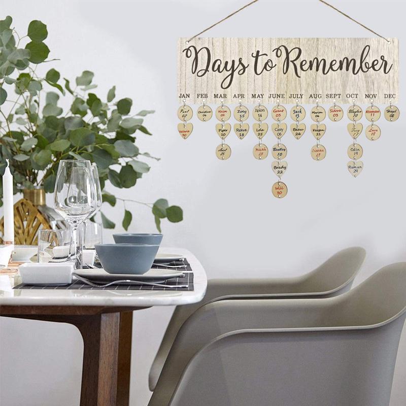 Skanto | Wooden Calendar Board