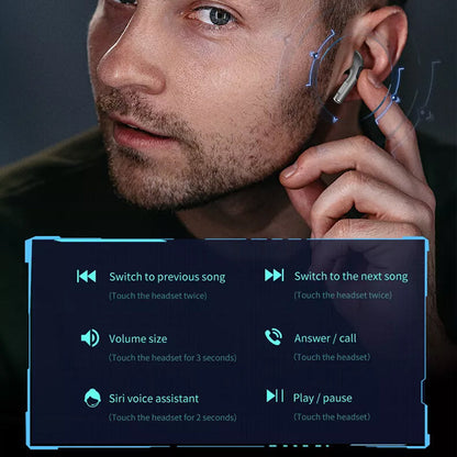 BowLift | Noise-cancelling Digital Display Bluetooth Headphones