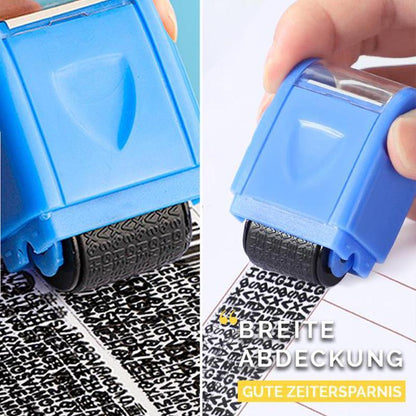 Identity Theft Protection Privacy Seal Roller Stamp | Bowlift