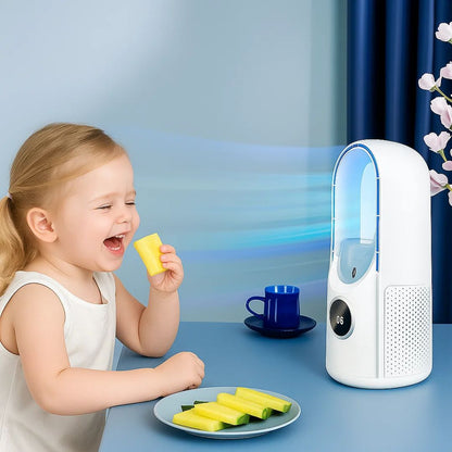 CoolMist | Portable Air Cooler Humidifier – Adjustable quiet Mist – Compact USB powered – Personal Desk and Bedside Comfort for all-day Freshness Karnz