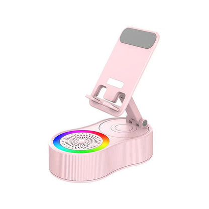 BowLift | 360° Adjustable Phone Stand with Built-in Bluetooth Speaker