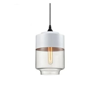 Skanto | Hand-Blown Glass & Wood Pendant Lamp Adjustable