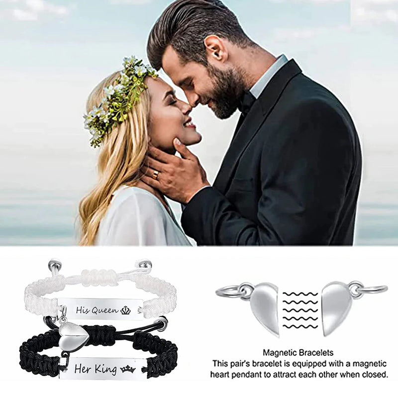 Skanto | Magnetic Couple Braided Bracelets