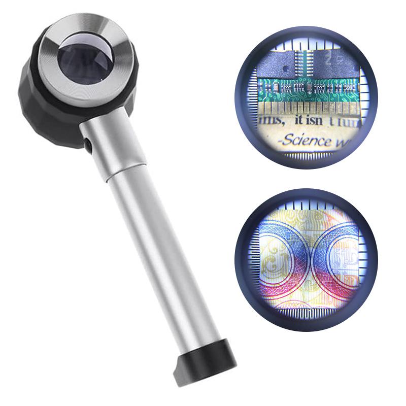 Skanto | 10X Magnifying Glass with Scale and LED Light