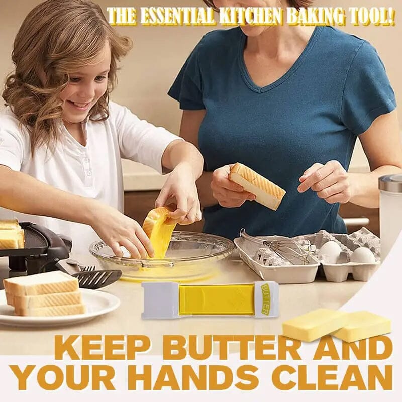 One Click Stick Butter Cutter Cheese Splitter Slicer | Bowlift