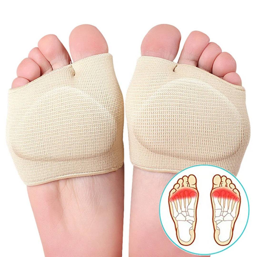 CushionFlex Forefoot Protection | Silicone Gel Cushion - Absorbs Shock on Foot - Pain Relief - for Metatarsalgia - Daily Comfort Bowlift