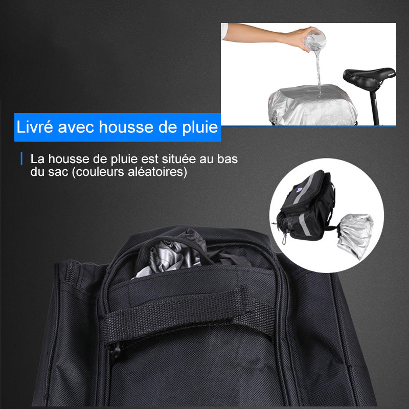 Foldable Rear Seat Storage Bag for Bicycle | Skanto