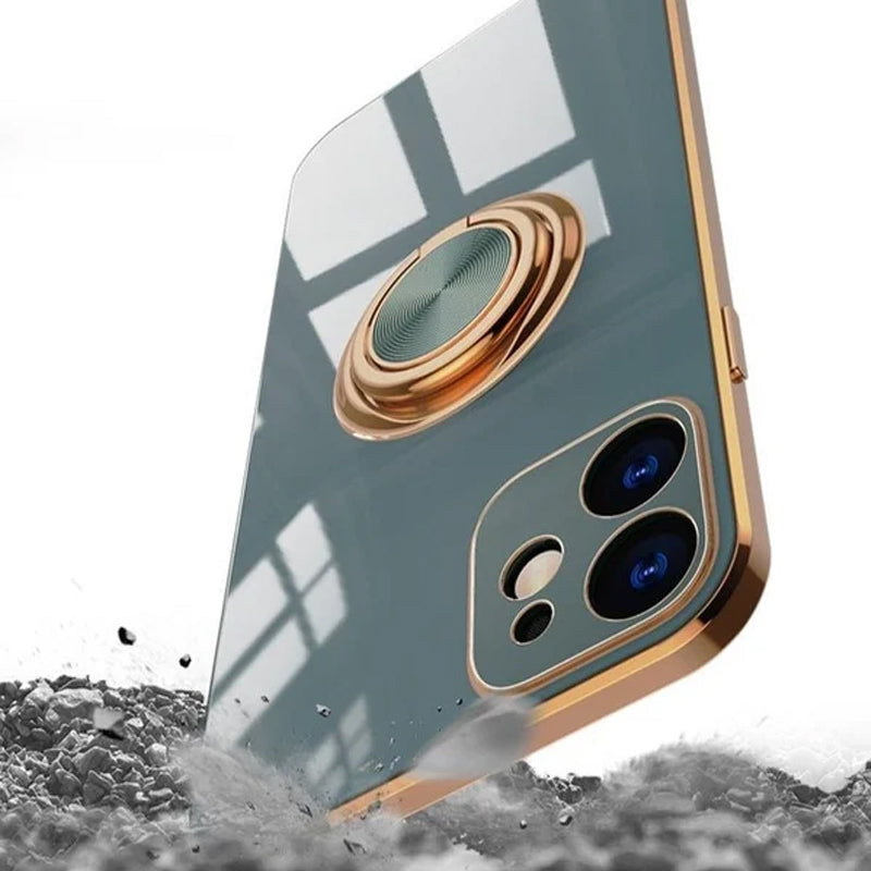 BowLift | Plated Case with Ring For iPhone