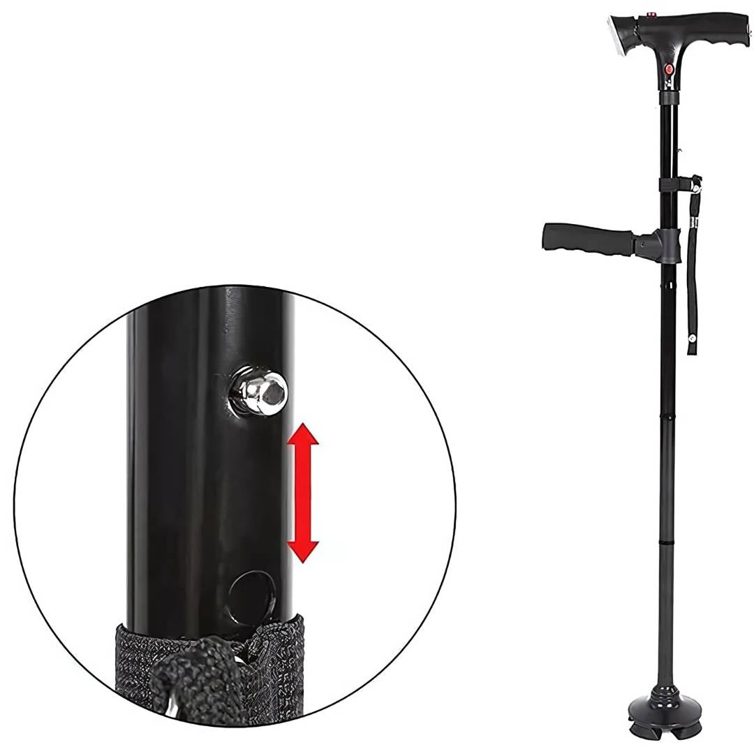 Skanto | Folding Cane - Lightweight Telescopic Walking Stick for Seniors and Travelers - Collapsible Mobility Aid for Easy Transport