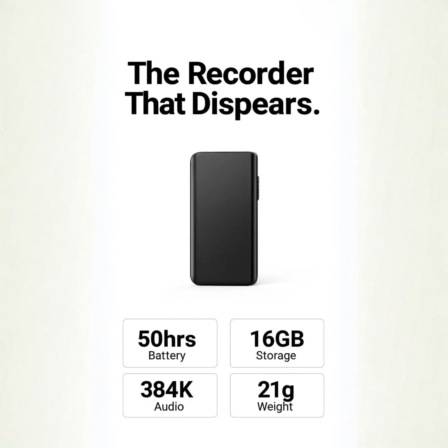 BowLift | Miniature Voice Recorder – Small, Discreet, and Powerful Audio Capture | Perfect for Stealth Recording and Voice Activation