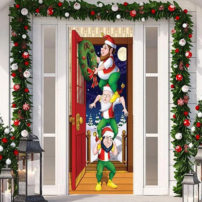 Skanto | The Nightmare Before Christmas | Outdoor Decorations | Jack Skellington Door Cover