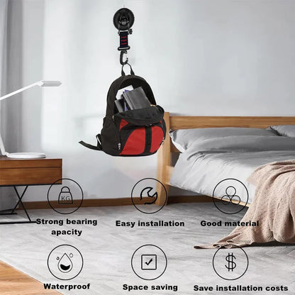Heavy-duty vacuum suction cup with hook | Karnz