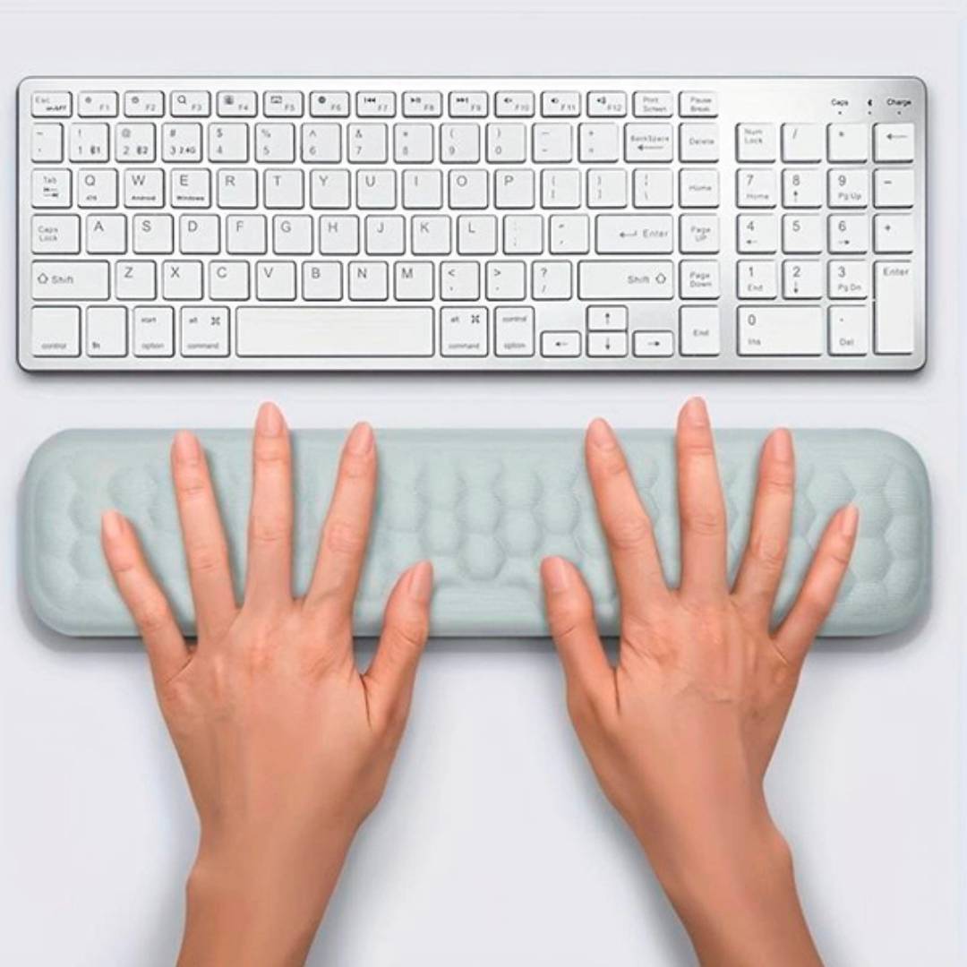 ErgoSupport Wrist Protection Rest Pad | for Mouse and Keyboard - Elevates Wrist - Reduces Strain Pain Bowlift
