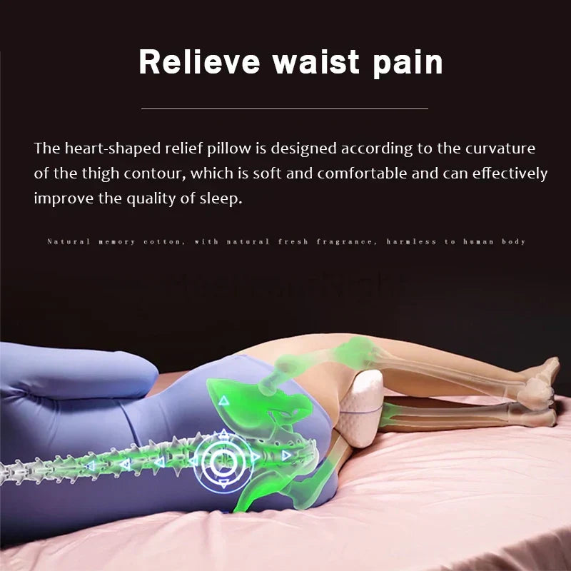 BowLift | Ergonomic Memory Foam Pillow for Legs