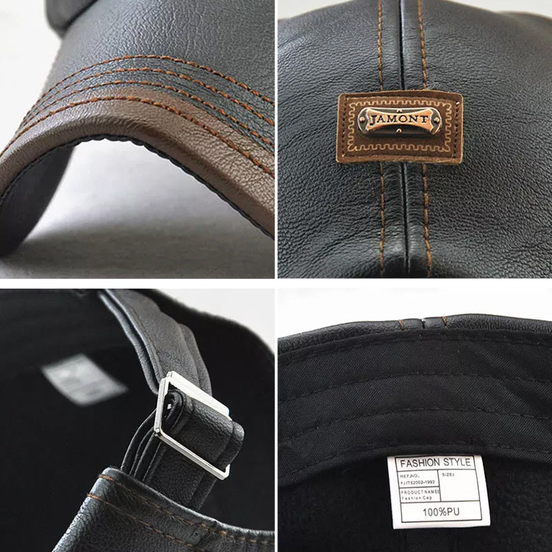 Skanto | New Trendy Leather Cap