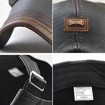 Skanto | New Trendy Leather Cap