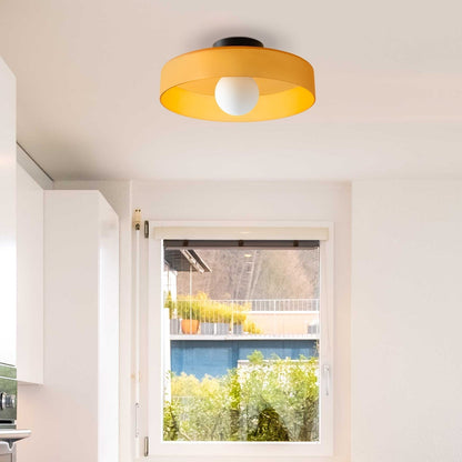 Skanto | LED Round Flush Mount Ceiling Light - Modern Energy-Saving Lighting for Modern Home Decor & Low Ceilings