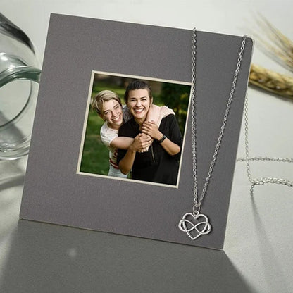Skanto | Love Bow Non-Biological Sister Necklace Best Friend Necklace