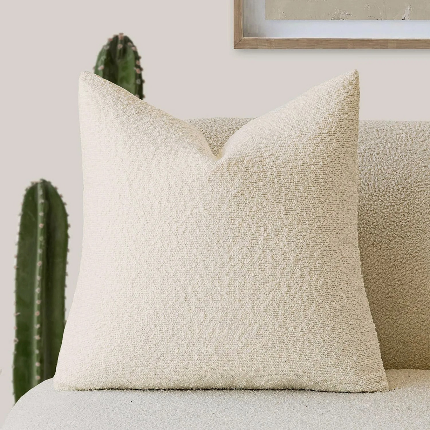 BowLift | Tulum Boucle Cushion Cover 45x45cm Decorative Pillow