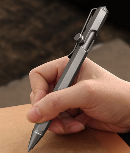 BowLift | Tactical Titanium Alloy Self-defense Signature Pen