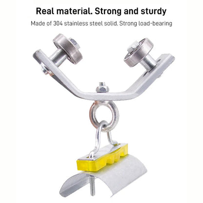 BowLift | Angle Iron Track Hanging Line Pulley