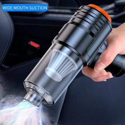 Skanto | Portable Wireless Handheld Vacuum Cleaner, Cyclone Suction Cordless Vacuum, Rechargeable Vacuum with Strong Suction for Cars/Offices/Homes