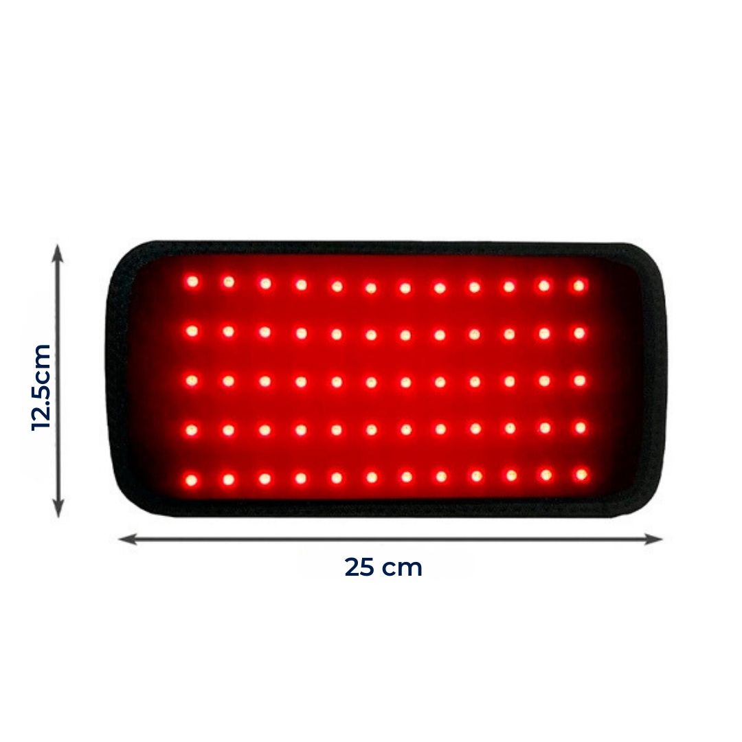 LumiRelief Red Light Therapy Belt | for Pain Relief - Inflammation Reduction - Muscle Recovery - Red Light for Skin Rejuvenation Bowlift