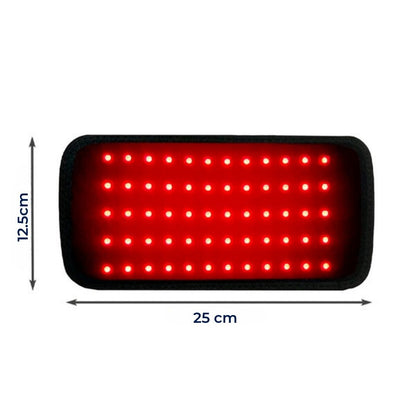 LumiRelief Red Light Therapy Belt | for Pain Relief - Inflammation Reduction - Muscle Recovery - Red Light for Skin Rejuvenation Bowlift