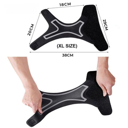 OrthoFlex Adjustable Elastic Ankle Brace | for Injury Recovery - Daily Support Bowlift