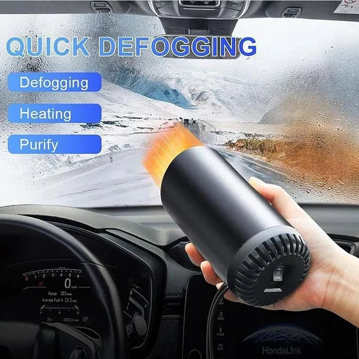 Skanto | Fast Heating Cup Shape Car Heater - Rapid Heating & Cooling Adjustable 360 Degree Rotatable Plug and Play for Car, SUV, Recreational Vehicle, and Truck