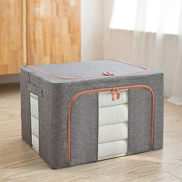 Cloth Steel Frame Storage Box Compactable Bowlift