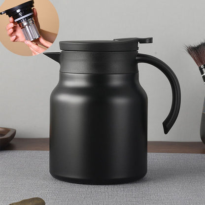 Skanto | Thermal Wave Elegant Stainless Steel Teapot