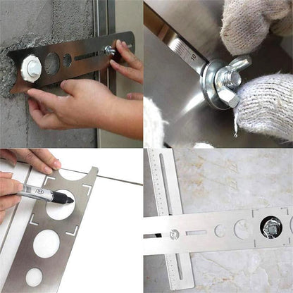 BowLift | Stainless Steel Tile Hole Locator