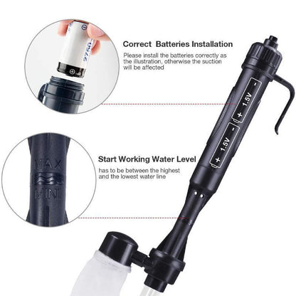 Automatic Fish Tank Water Changer Electric Gravel Cleaner | Skanto