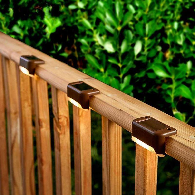 Waterproof Outdoor Stair Solar Lights (4 Pack)