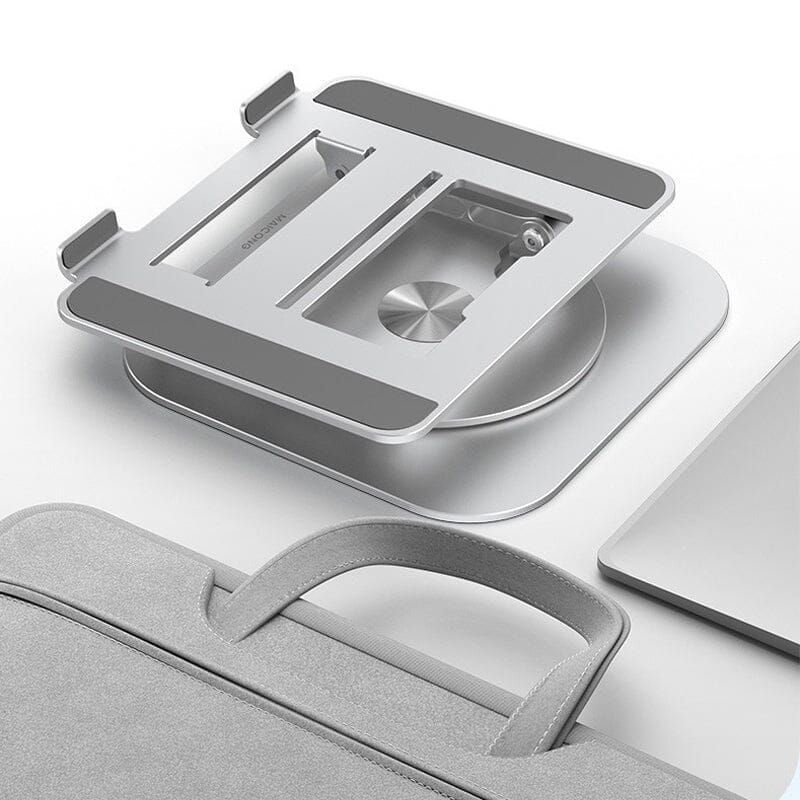 Swiveling aluminum alloy computer stand