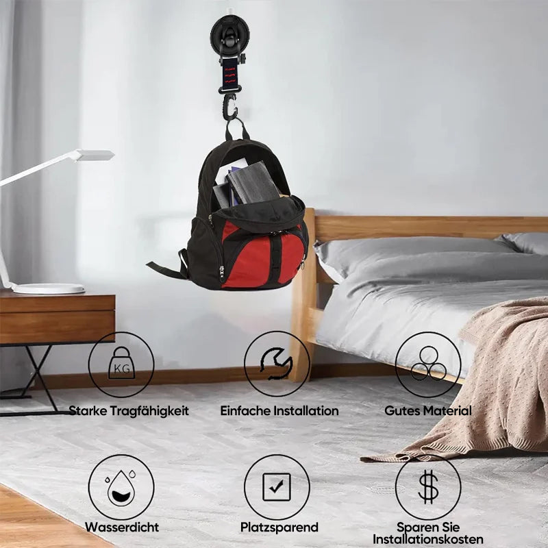 Robust Vacuum Suction Cup with Hook | Brehn