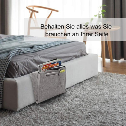 Hanging bag for bedside storage | Karnz