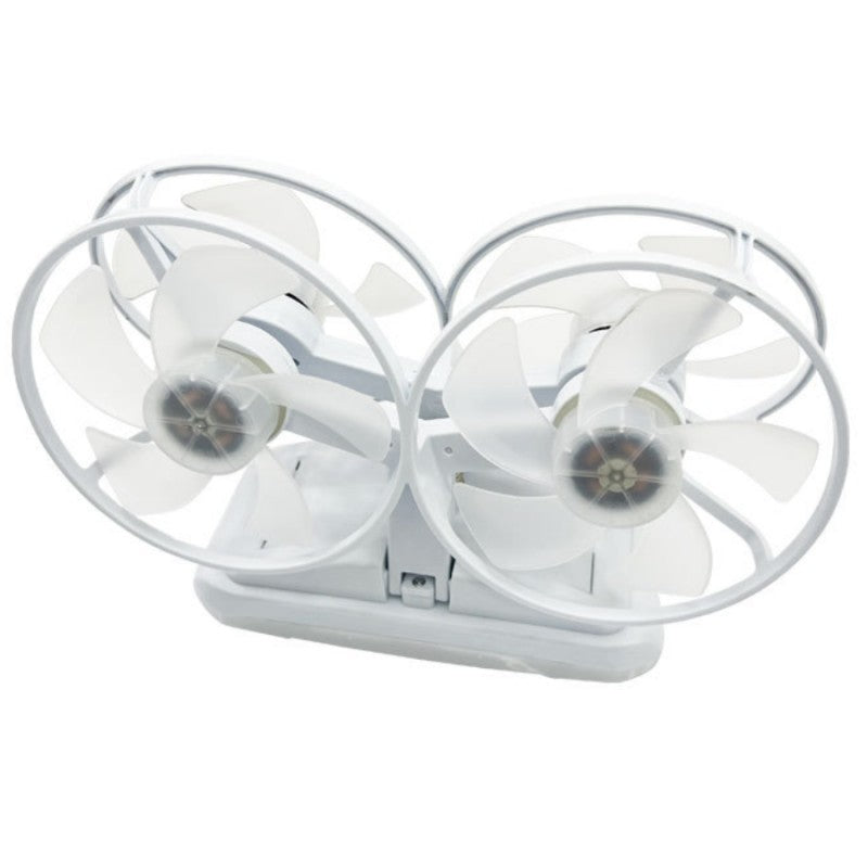 Modern ceiling fan with four blades and light | Karnz