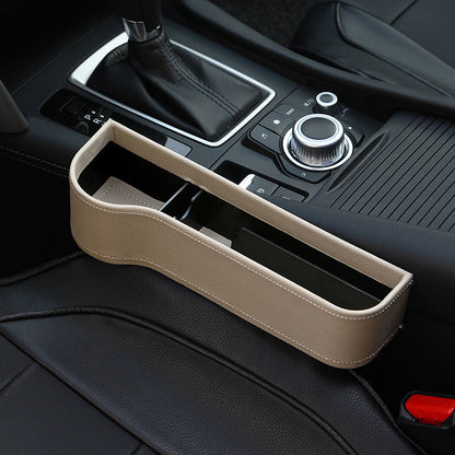 Multifunctional storage box for car seats