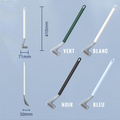 Long-handled toilet brush - Say goodbye to stains.