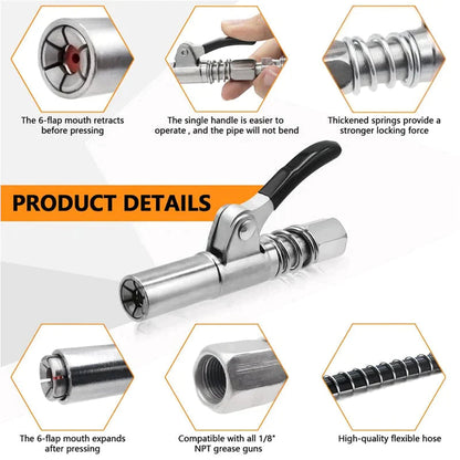 Strong Lock on Grease Couplers | Skanto