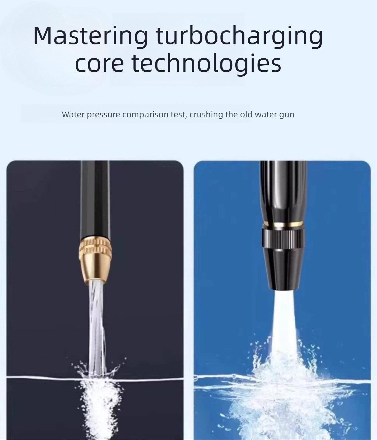 Garden Hose Power Nozzle — End the dirt and make it shine in seconds like a pro! | Brehn