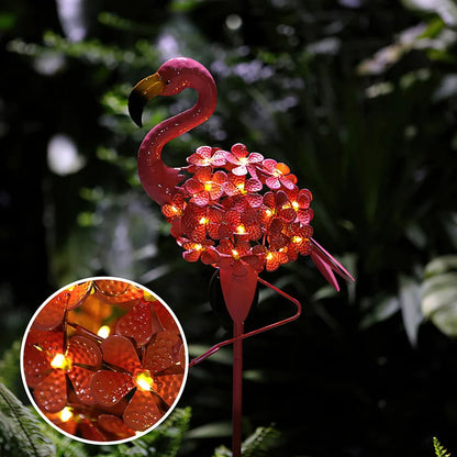 Skanto | Flamingo Solar Light Metal Art