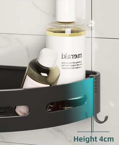 AQUAFIX Self-Adhesive Shower Organizer – Strongly adhesive, drill-free & waterproof Bowlift