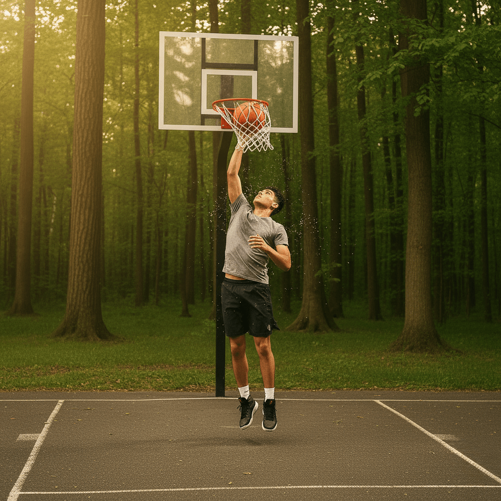 Skanto | Outdoor Basketball Net for Intense Play and Durability